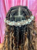 Daisy Floral Gold Headband