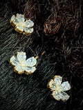 Floral Crystal Hair Clip