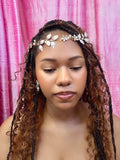 Delicate Flower and Leaf Hair Band