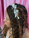 Floral Pearl & Crystal Hair Vine