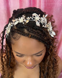 Floral Pearl & Crystal Hair Vine