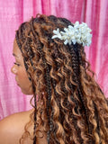White Floral Hair Accessory
