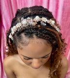 Daisy Floral Gold Headband