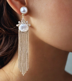 Bianca Mist Tassel Earrings