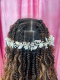 Floral Pearl & Crystal Hair Vine