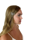 Crystal Bow Hairpin