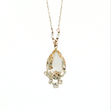 Crystal Teardrop Swarovski Crystals Pendant Necklace