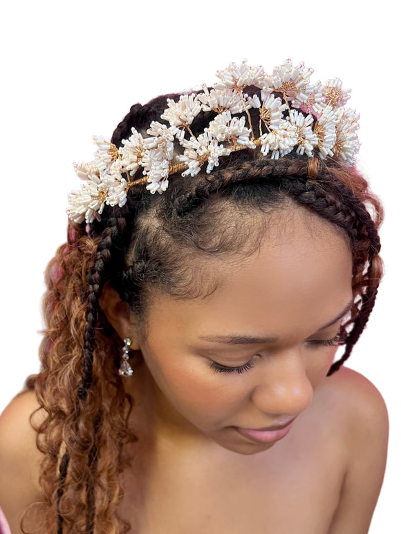 Gold Bead Spray Headband