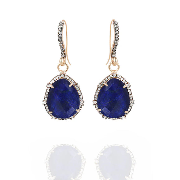 Lapis Lazulli Gemstone Earrings