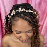 Pink Floral Comb