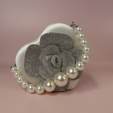 Mila Heart Gem Clutch