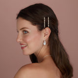 Beaded Rhinestone Bobby Pins