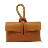 Genuine Italian Leather Wristlet Handbag