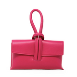 Genuine Italian Leather Wristlet Handbag