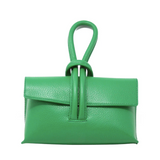 Genuine Italian Leather Wristlet Handbag