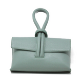 Genuine Italian Leather Wristlet Handbag