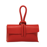 Genuine Italian Leather Wristlet Handbag