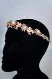 Daisy Floral Gold Headband