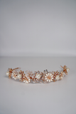 Daisy Floral Gold Headband