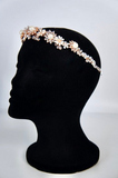 Daisy Floral Gold Headband
