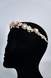 Daisy Floral Gold Headband