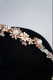Daisy Floral Gold Headband