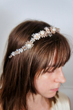 Daisy Floral Gold Headband
