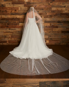 Rhinestone and Pearl Veil