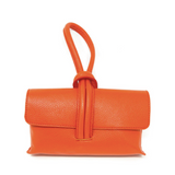 Genuine Italian Leather Wristlet Handbag