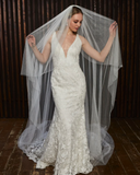 Tulle Angel Cut Cathedral Veil