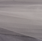 Fold Over Veil With a Cut Edge