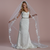 Floral Lace Cathedral Veil