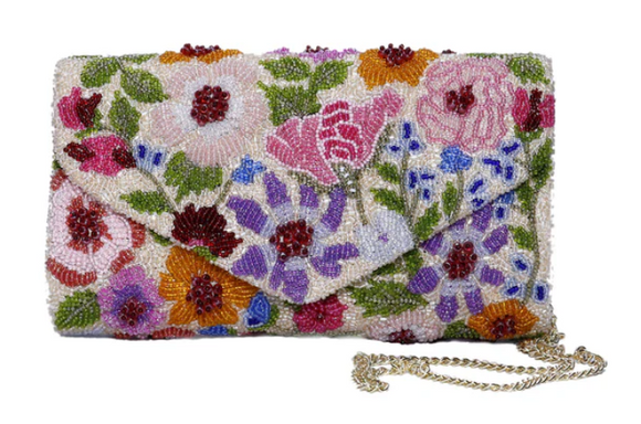 Floral Envelope Clutch
