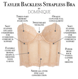 Tayler Backless Strapless Corset / Long line Bra / Bustier