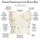 Noemi Strapless Backless Corset / Longline Bra / Bustier