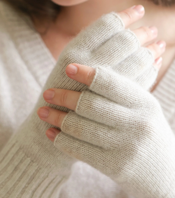 100% Cashmere Essential Fingerless Glove