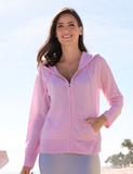100% Cashmere Vivian Zip Hoodie