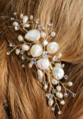 The Greta Gold Freshwater Pearl Clip