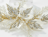 Bright Gold Leaf Hair Clip