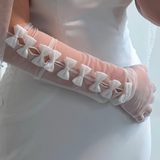 Tulle Bow Gloves