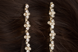 Beaded Rhinestone Bobby Pins