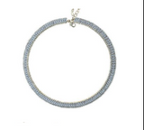 Cubic zirconia & Crystal short necklace
