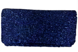 Beaded Fold Over Clutch