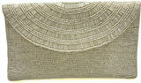 Beaded Small Half Flap Clutch