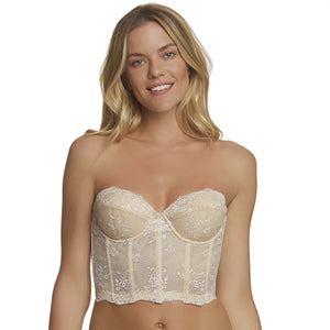Buy Dominique Longline Smooth Strapless Bra (36DD Nude) at