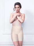 Natural waist blush nude tummy control slimming smoothing mid thigh lingerie short spanx skims shapewear
