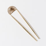 Brass nickel lead-free starburst stylish contemporary modern hair accessory hair stick