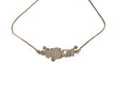 Gemstone & Pearl Slide Friendship Bracelet