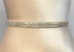 bridal beaded belt