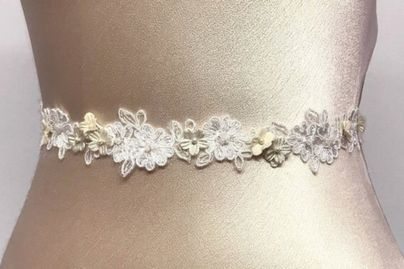 lace flower belt